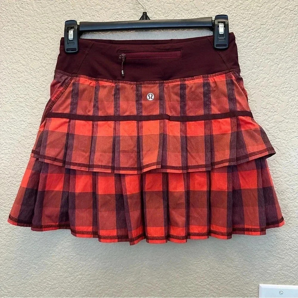 Lululemon check Skirt size 2 - Picture 2 of 5